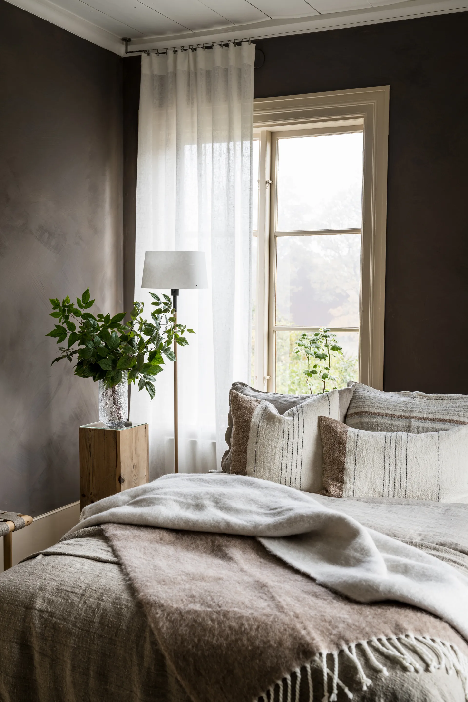 Plaid Ernst avec franges 130x170 cm, Beige ERNST