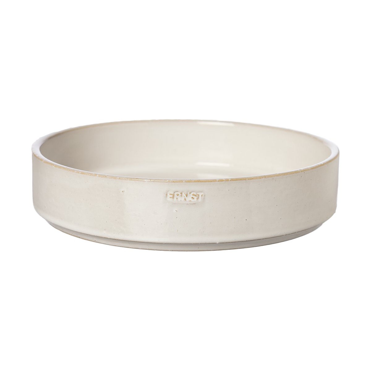 ERNST Plat à four Ernst o24 cm Blanc naturel | Design Scandinave | Plats à four | Beige
