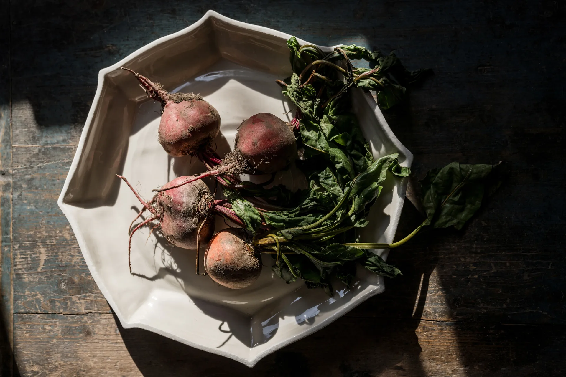 Plat de service Ernst Ø37 cm, Blanc naturel ERNST