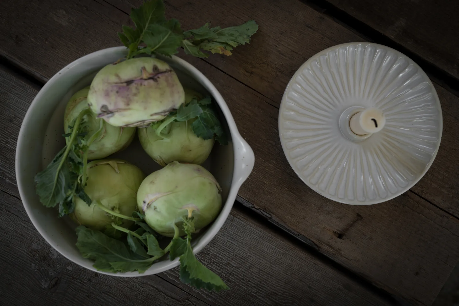 Plateau à bougies Ernst, Blanc naturel ERNST