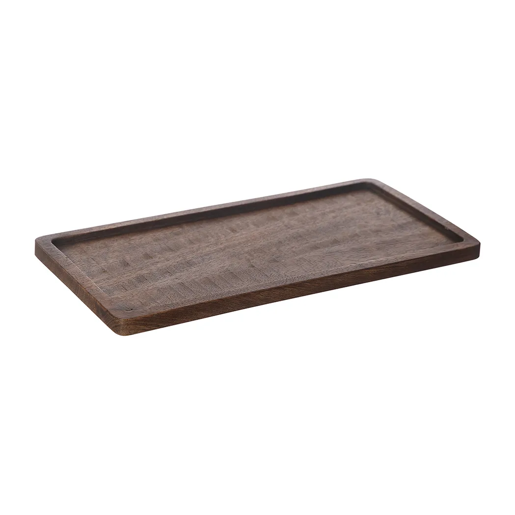 Plateau en bois Ernst 15x30 cm, Marron foncé ERNST