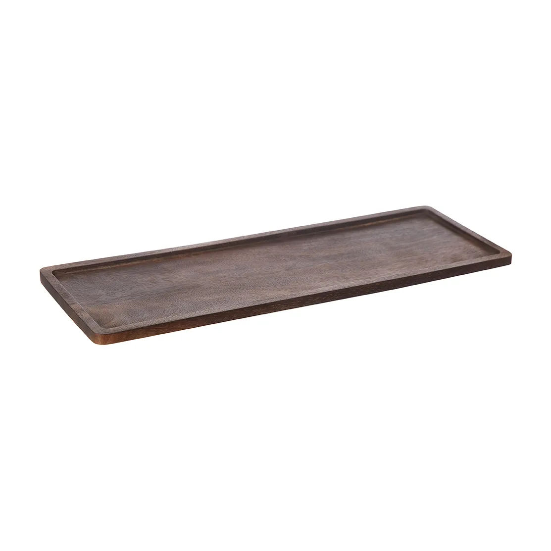 Plateau en bois Ernst 15x45 cm, Marron foncé ERNST
