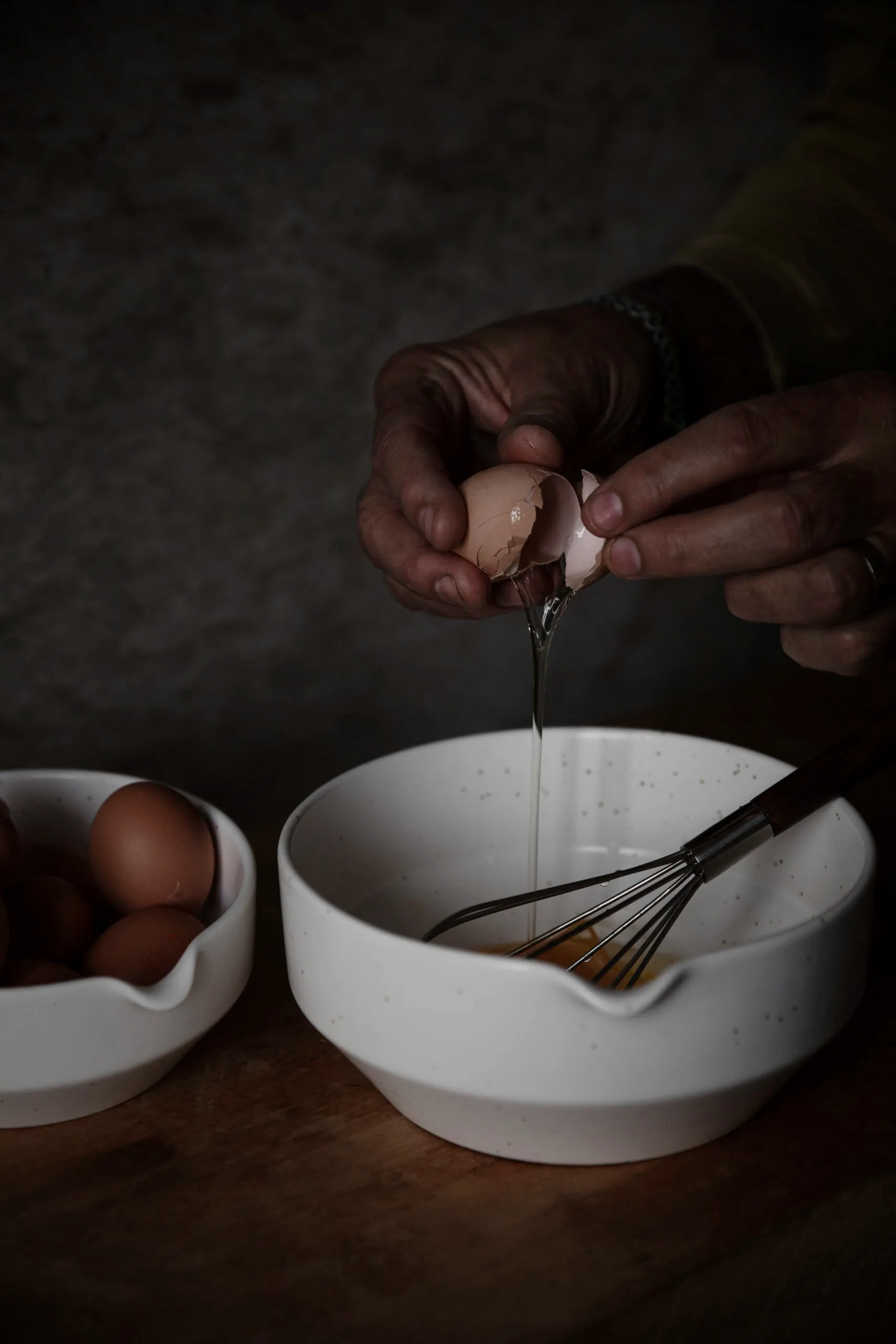 Pot avec bec verseur Ernst blanc nature, H11 cm Ø23 cm ERNST