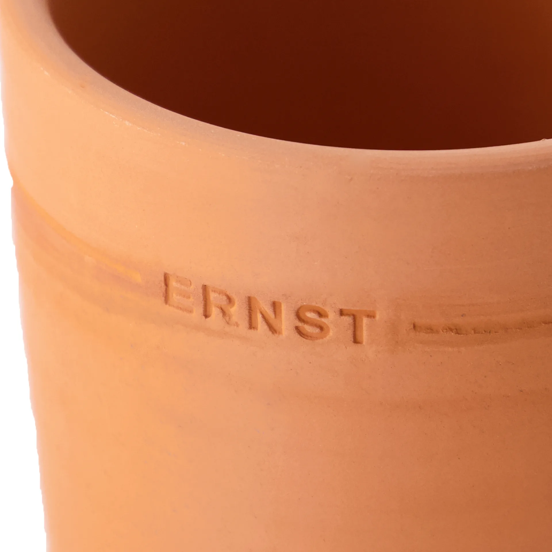 Pot avec soucoupe Ernst terre cuite rustique, Ø19 cm ERNST