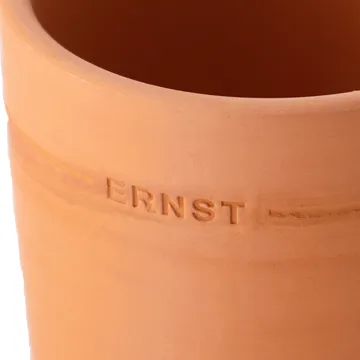 Pot avec soucoupe Ernst terre cuite rustique - Ø19 cm - ERNST