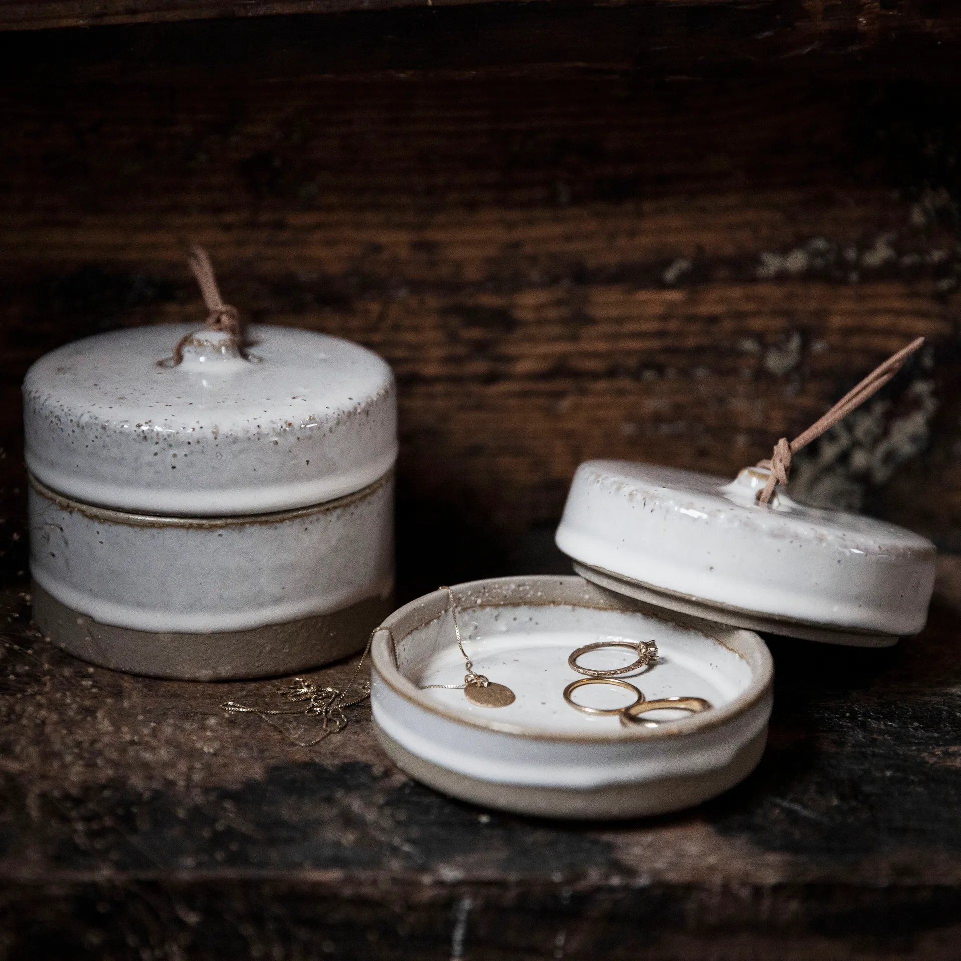 Pot de rangement avec couvercle Ernst nature, 6 cm ERNST