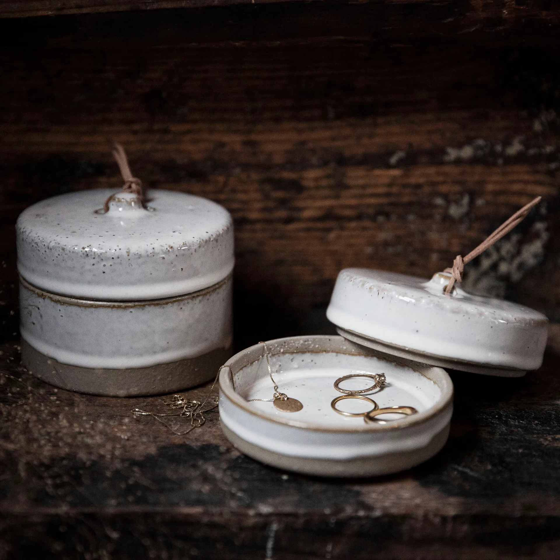 Pot de rangement avec couvercle Ernst nature, 8 cm ERNST