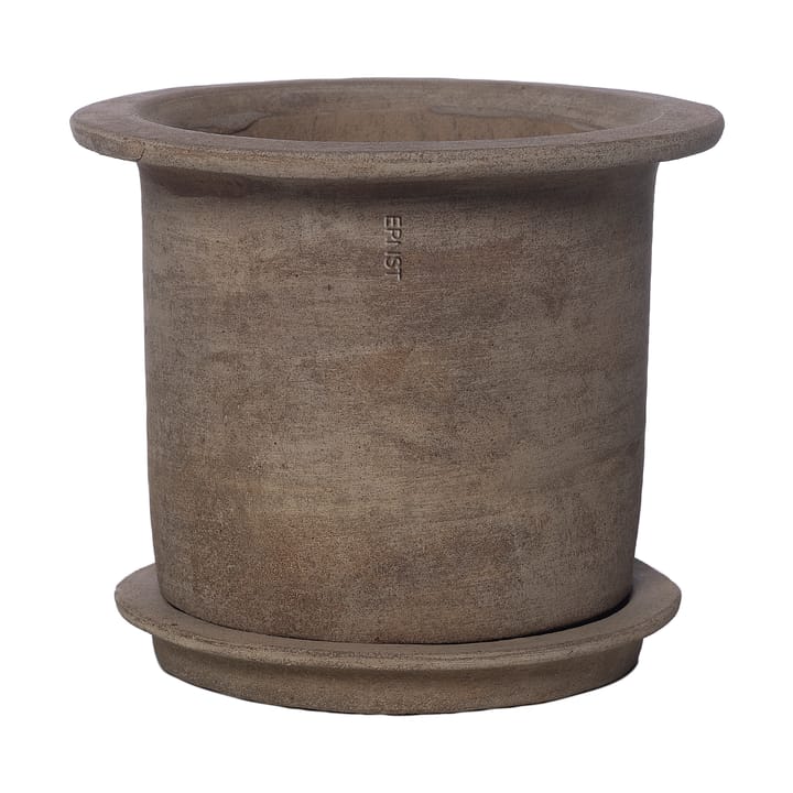 Pot en terracotta Ernst avec soucoupe - Ø24 cm - ERNST