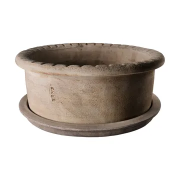 Pot en terre cuite Ernst avec soucoupe - Ø33x12 cm - ERNST