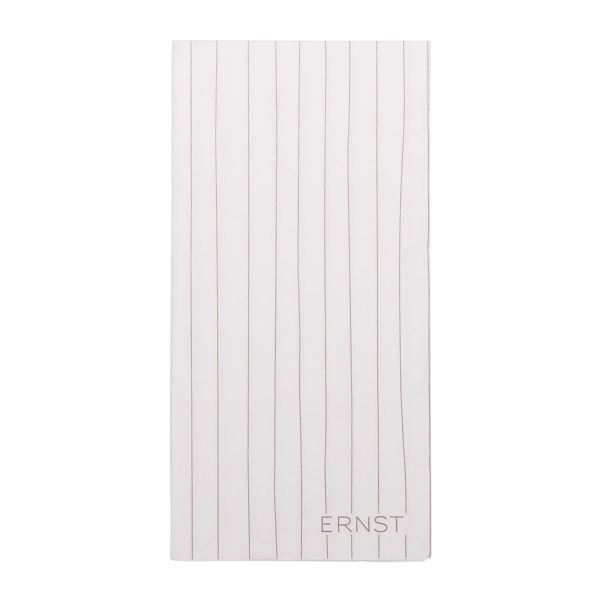 Serviette Ernst rayée 33x33 cm lot de 20, Blanc-gris ERNST