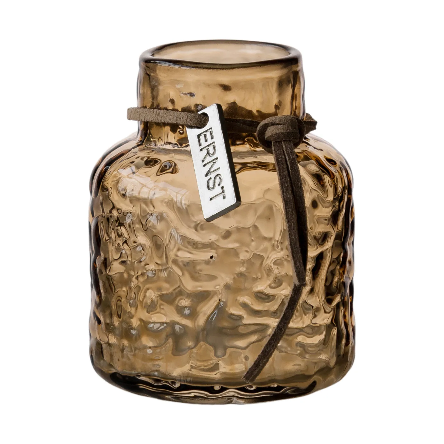 Set de vases Ernst à motif, coffret cadeau 3 pièces, Ambre ERNST