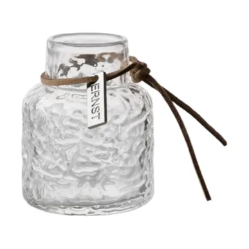 Set de vases Ernst à motif, coffret cadeau 3 pièces - Transparent - ERNST