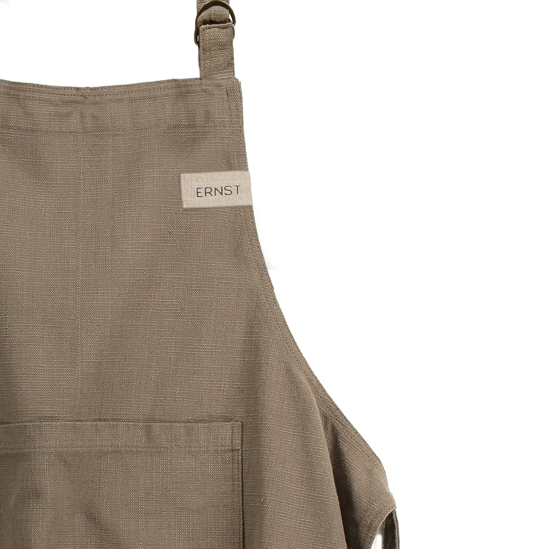 Tablier en coton Ernst, Taupe ERNST