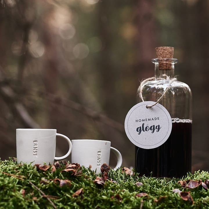 Tasse à espresso en grès Ernst 10 cl, blanc nature ERNST