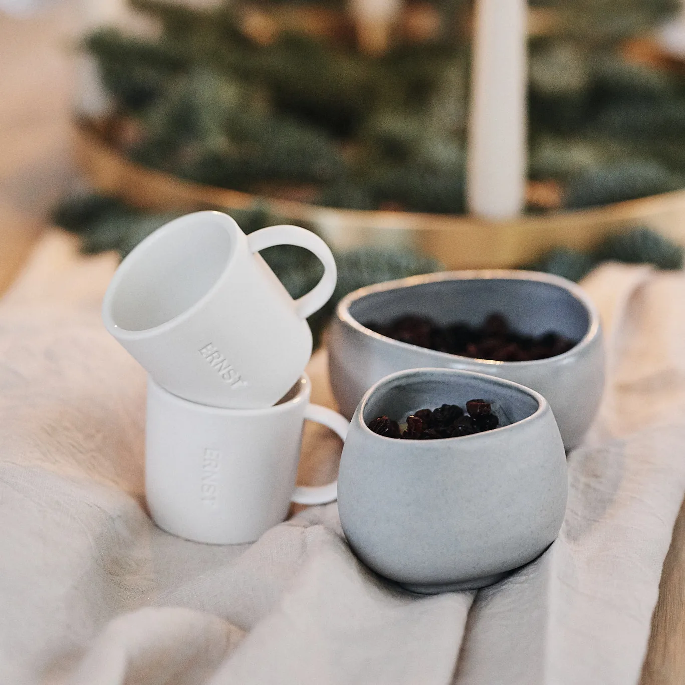 Tasse à espresso en grès Ernst 10 cl, Blanc ERNST