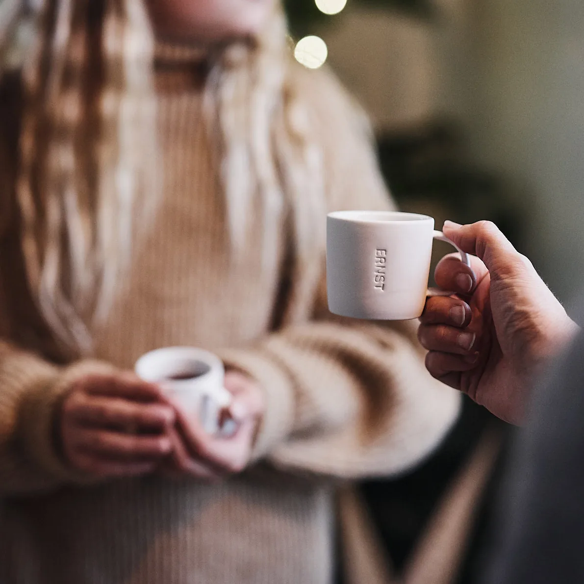 Tasse à espresso en grès Ernst 10 cl, Blanc ERNST