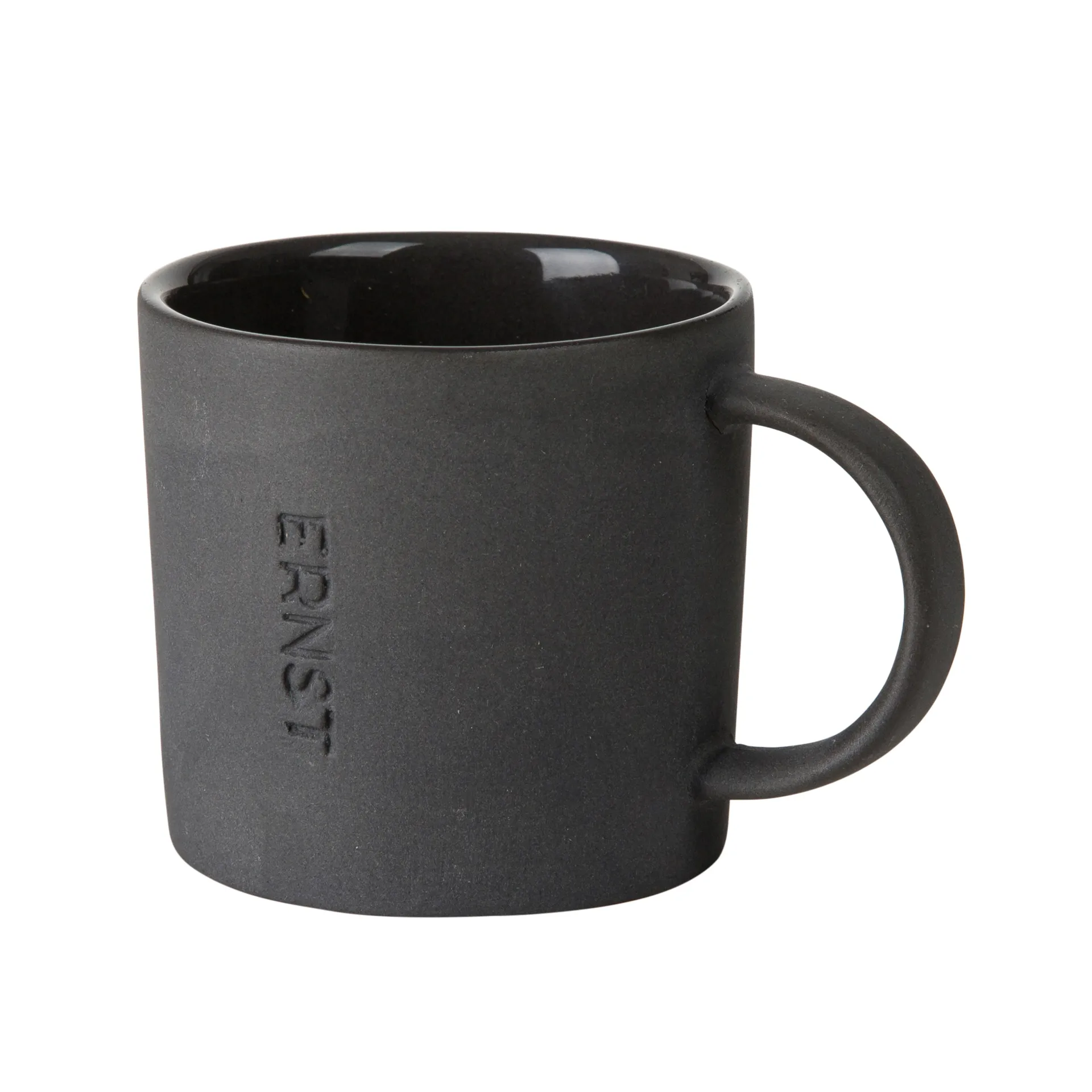 Tasse à espresso en grès Ernst 10 cl, Gris foncé ERNST