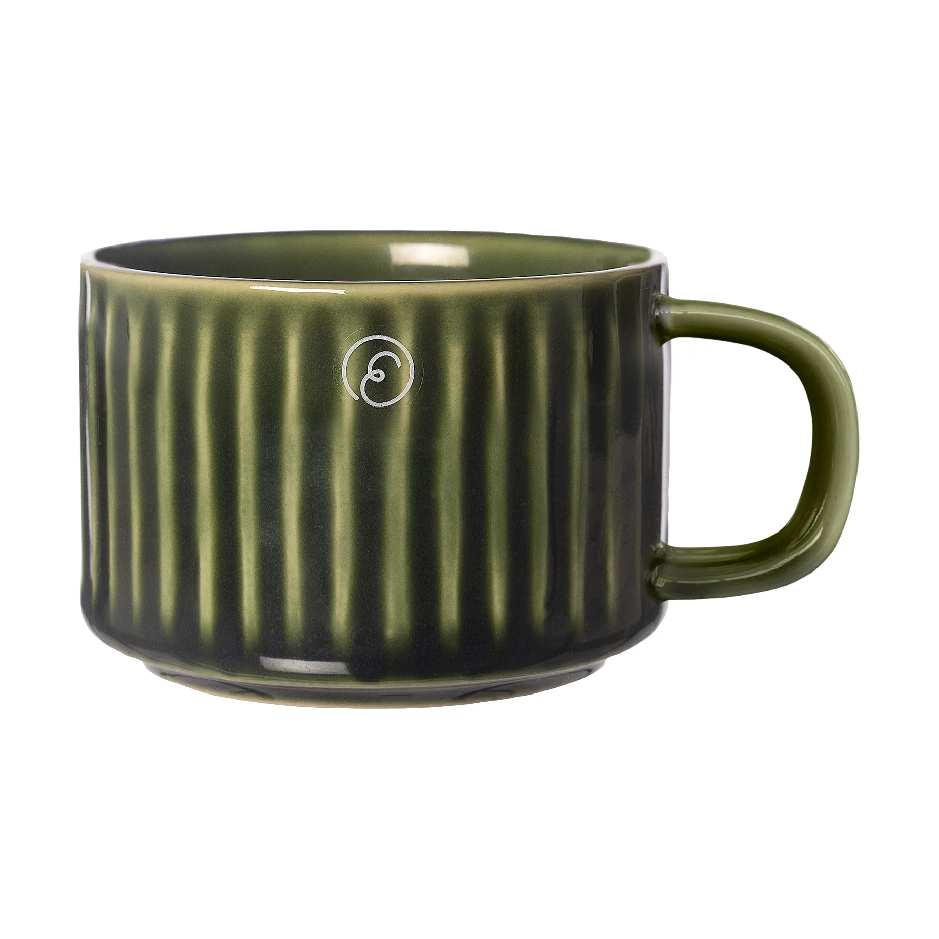 Tasse à glögg rainurée Ernst small 10 cl, Vert ERNST