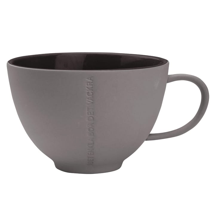 Tasse à thé CITAT Enkla - gris foncé - ERNST
