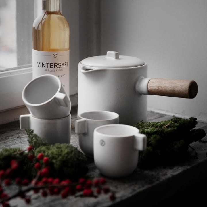 Tasse à vin chaud avec anse Ernst 6 cm, Blanc-sand ERNST