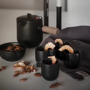 Tasse à vin chaud avec anse Ernst 6 cm - Noir - ERNST