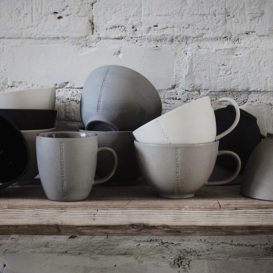 Tasse Enkla CITAT, Gris clair ERNST