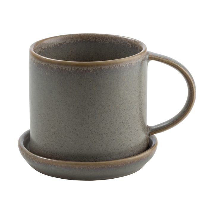 Tasse Ernst avec soucoupe 7 cm - Gris - ERNST