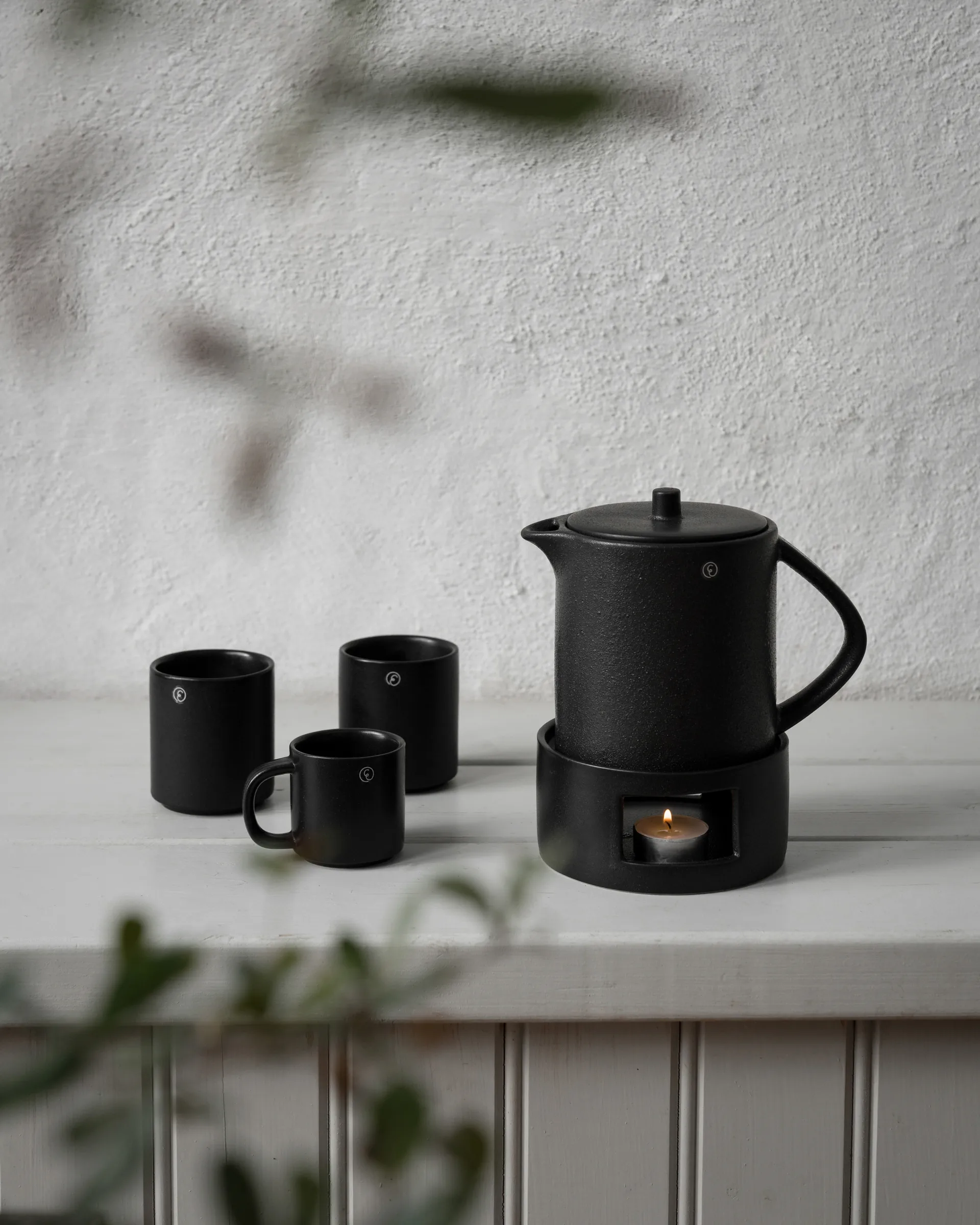 Tasse sans anse Ernst Ø7 cm, Noir ERNST