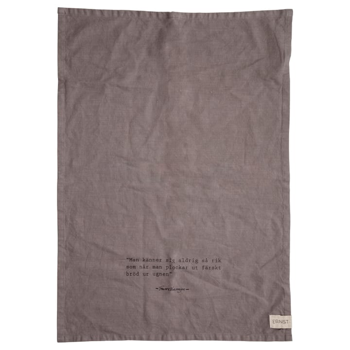 Torchon Ernst citation Bröd, Gris ERNST