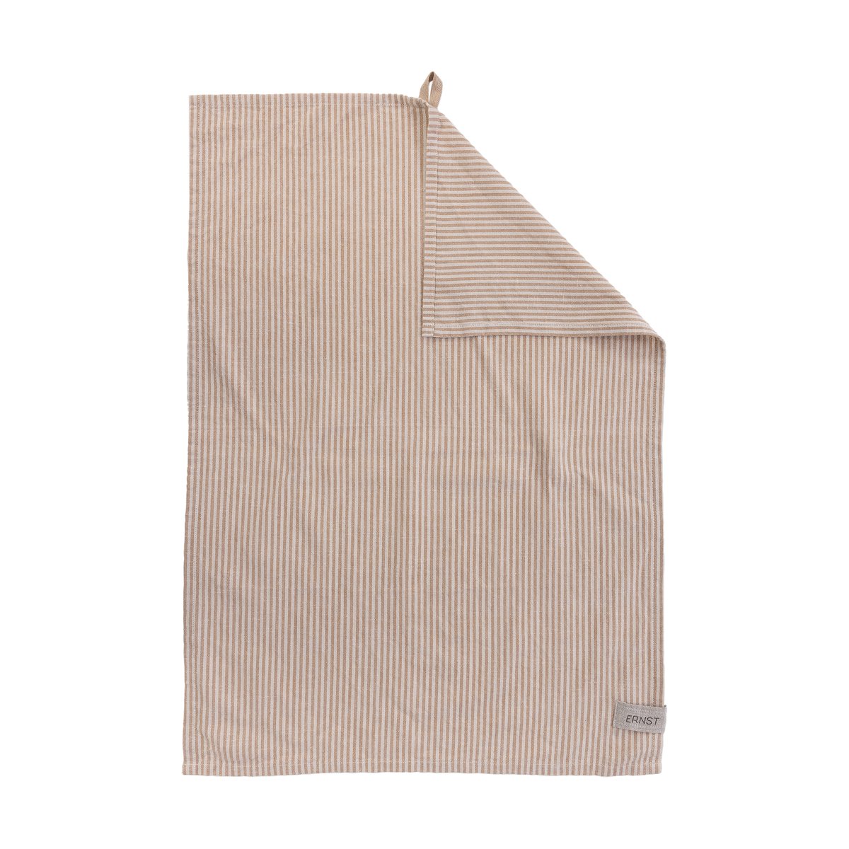ERNST Torchon Ernst rayures fines 47x70 cm Kola-beige