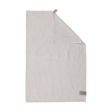 Torchon Ernst rayures fines 47x70 cm - Rayé beige-blanc - ERNST