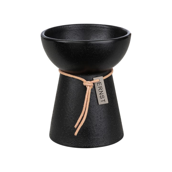 Vase à bulbe Ernst noir, 11 cm ERNST