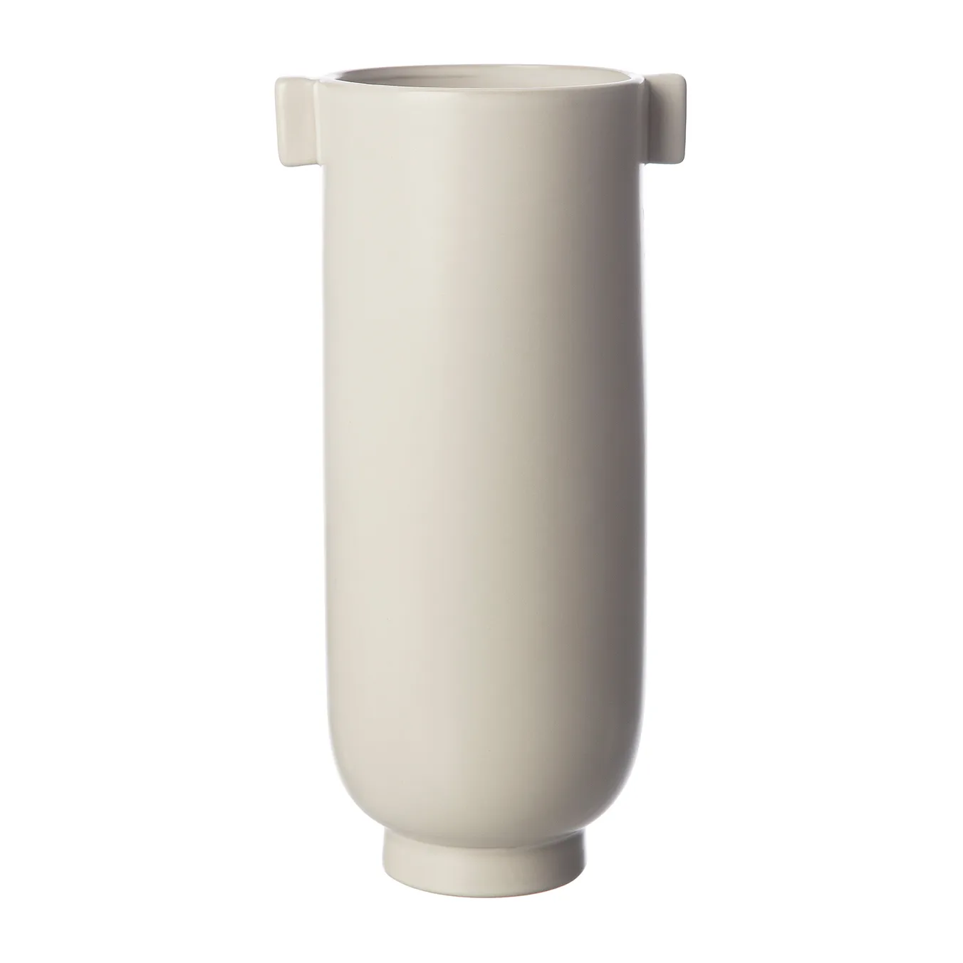 Vase avec anse Ernst 28 cm, Blanc Sable ERNST