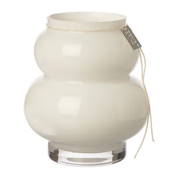 Vase en verre courbé Ernst 14 cm - Blanc - ERNST