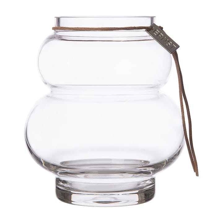 Vase en verre courbé Ernst 14 cm, Transparent ERNST
