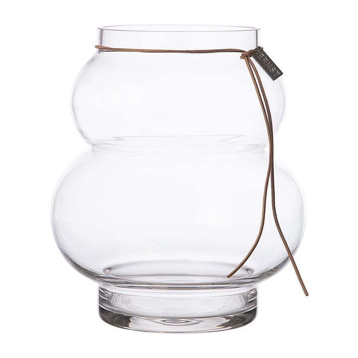 Vase en verre courbé Ernst 21,5 cm - Transparent - ERNST