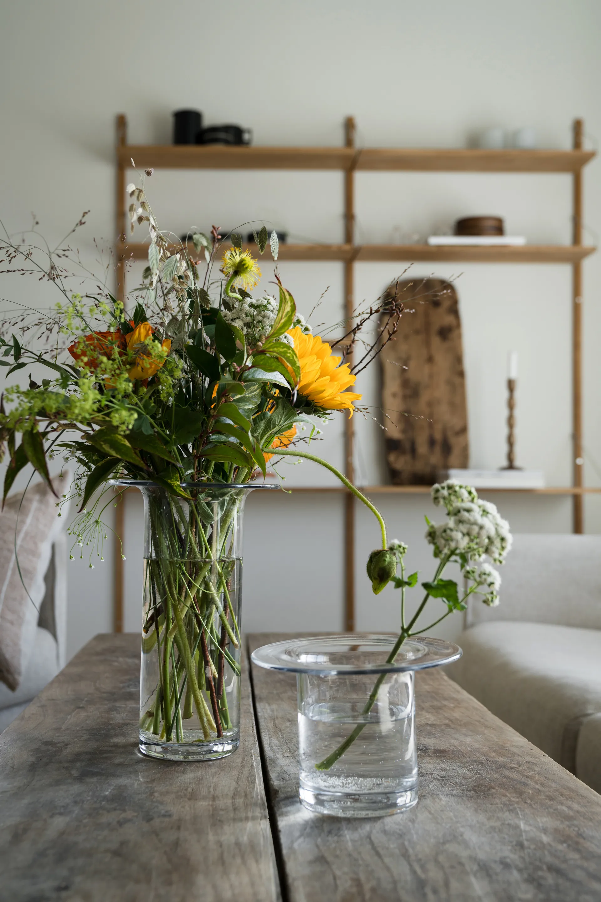 Vase en verre Ernst Ø17 cm, H 27 cm ERNST