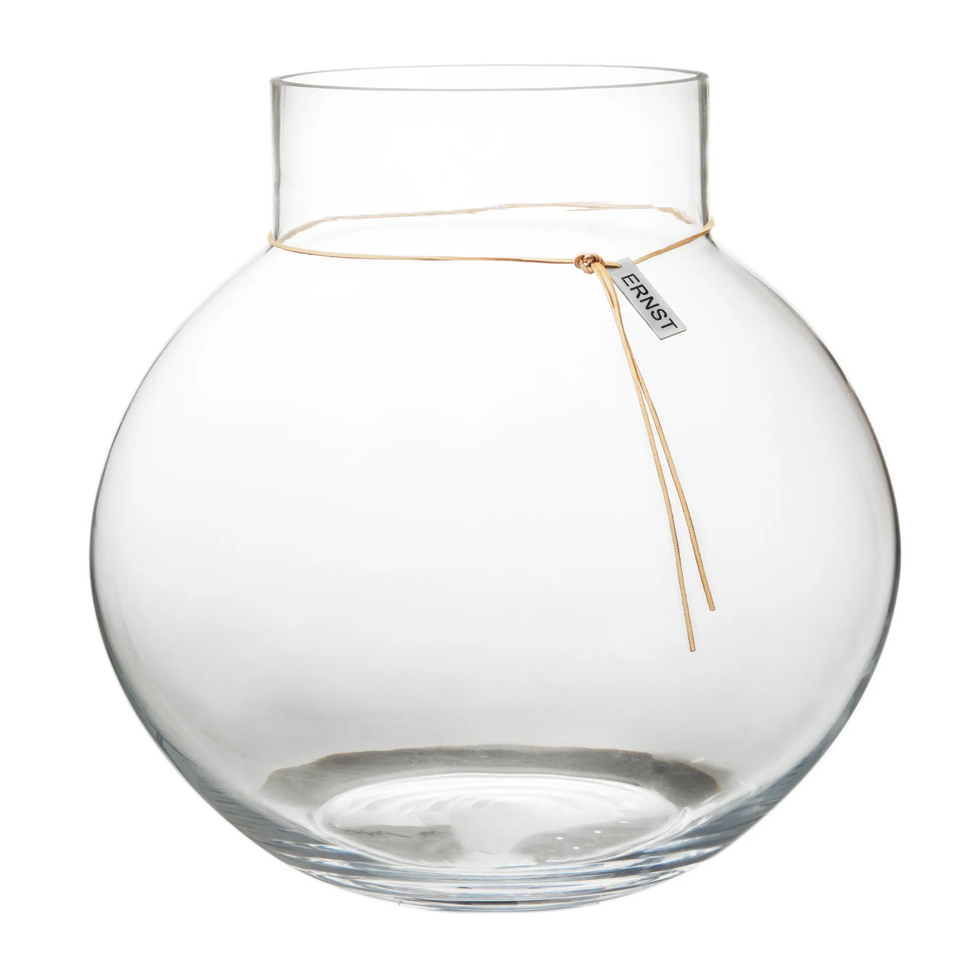 Vase en verre Ernst H29 cm Ø30 cm, Transparent ERNST