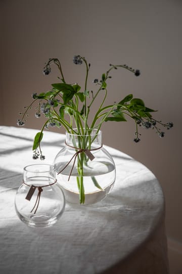 Vase en verre Ernst Hauteur 14 cm Ø 13cm - transparent - ERNST