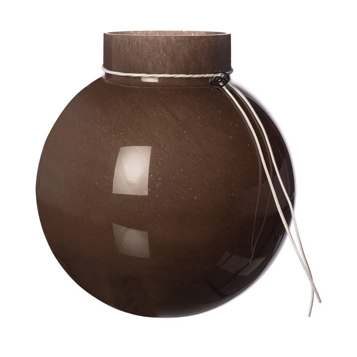 Vase en verre Ernst rond brun - H25 cm Ø24 cm - ERNST