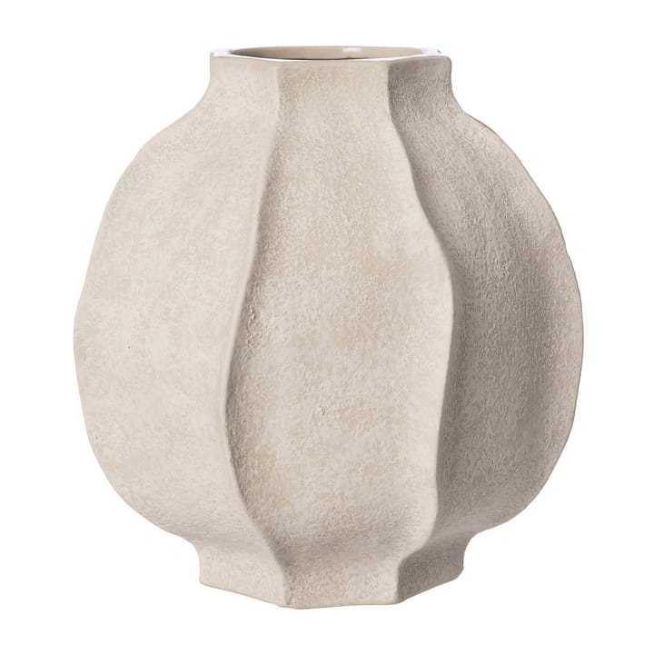 Vase Ernst à rayures bosselées - H18 cm Ø18 cm - ERNST