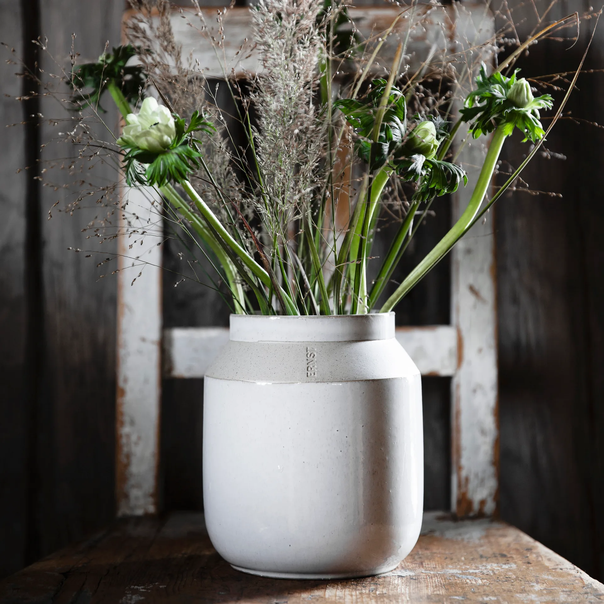 Vase Ernst avec bordure mate, 18 cm ERNST