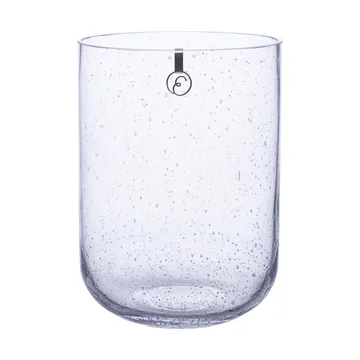 Vase Ernst en verre bullé 18 cm - Clair - ERNST