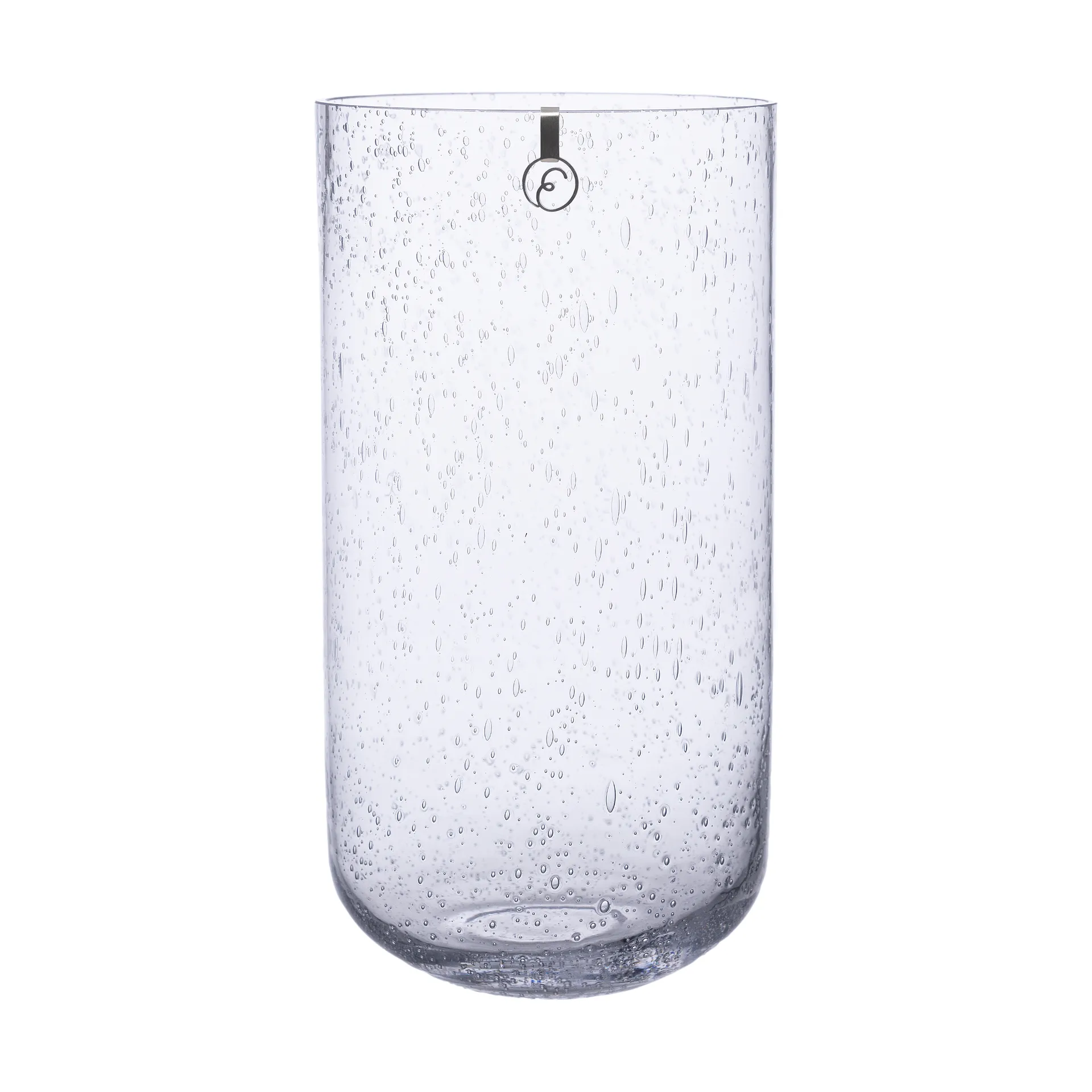 Vase Ernst en verre bullé 25 cm, Clair ERNST