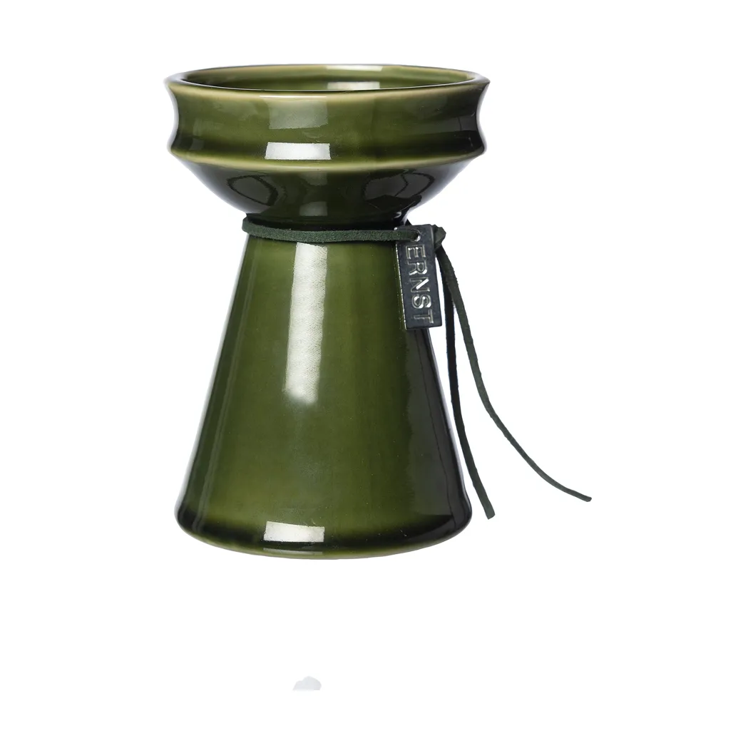 Vase hyacinthe Ernst 12 cm, Vert foncé ERNST