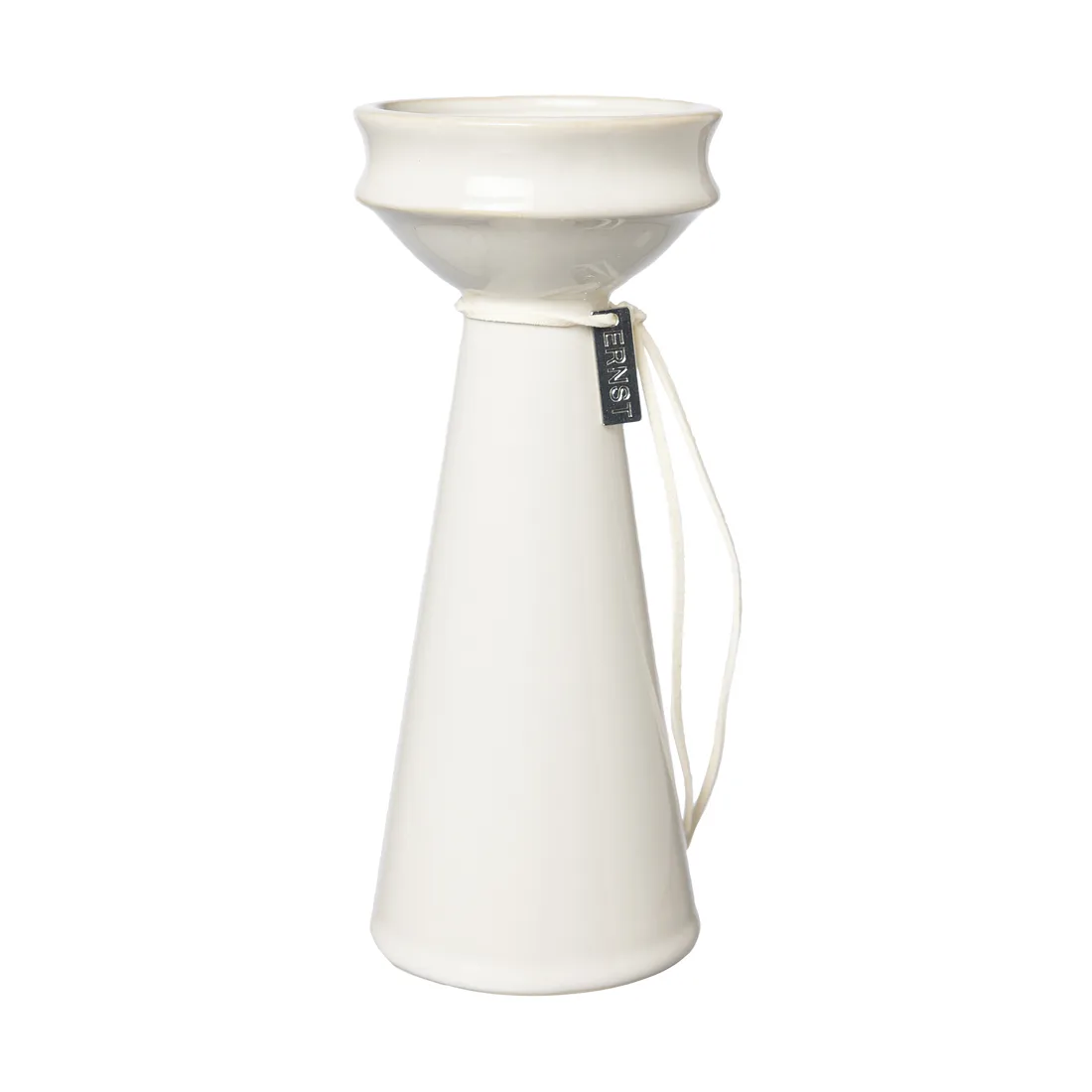 Vase hyacinthe Ernst 20 cm, Blanc naturel ERNST