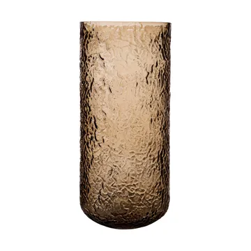 Vase/photophore à motif Ernst - Ambre, Ø11x25 cm - ERNST