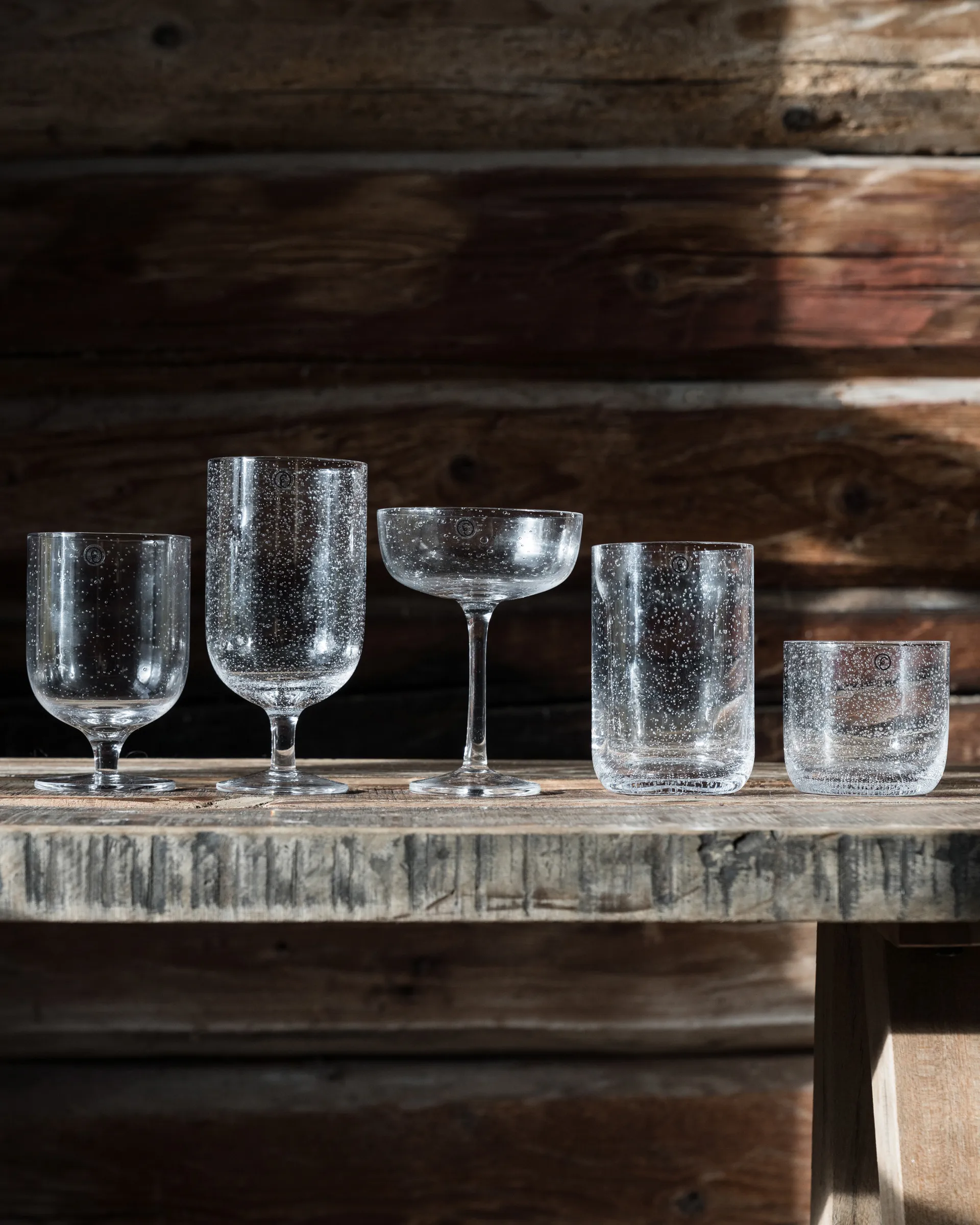 Verre à boire Ernst en verre bullé 25 cl lot de 2, Clair ERNST