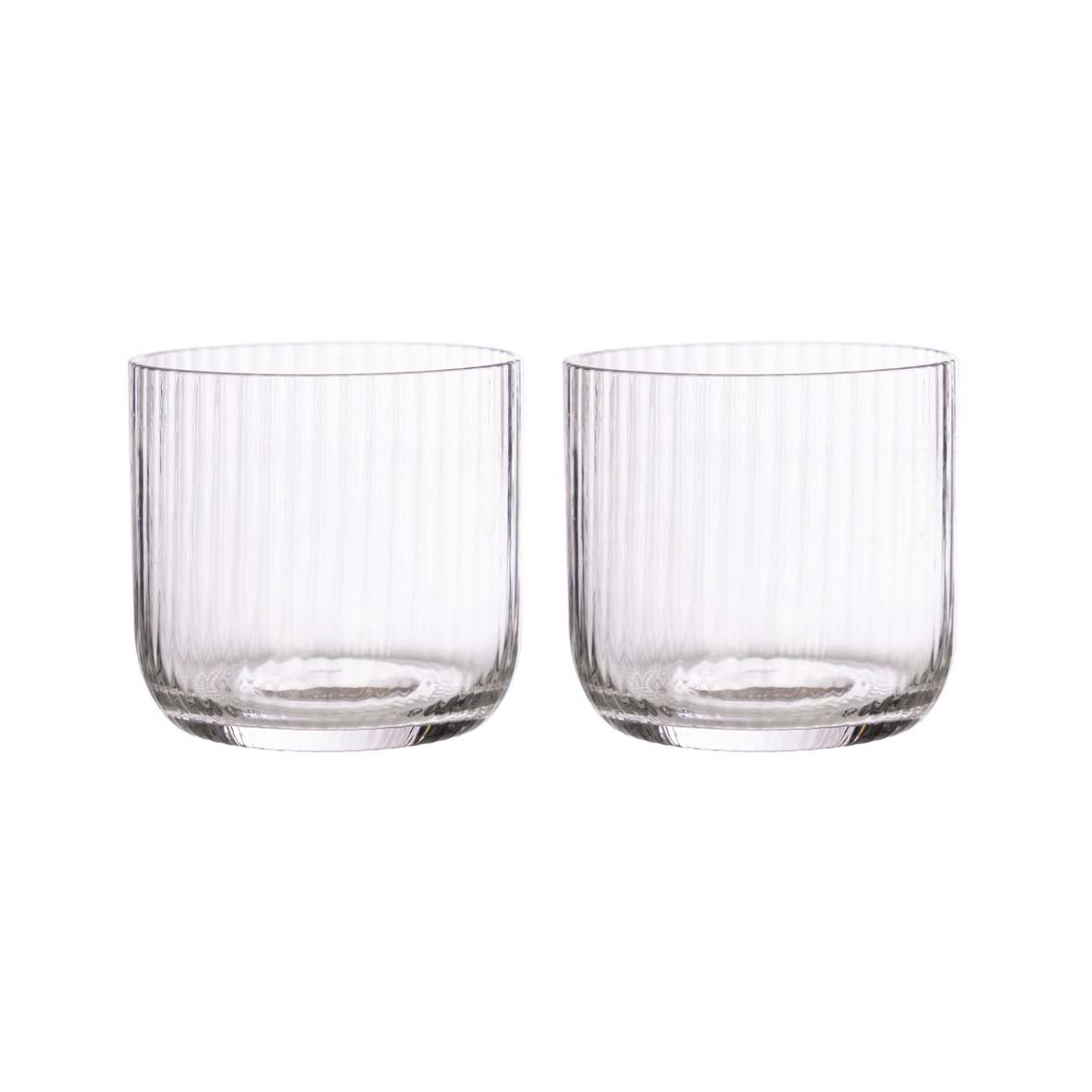 ERNST Verre à boire Ernst, lot de 2 25 cl | Design Scandinave | Verres à eau | Transparent