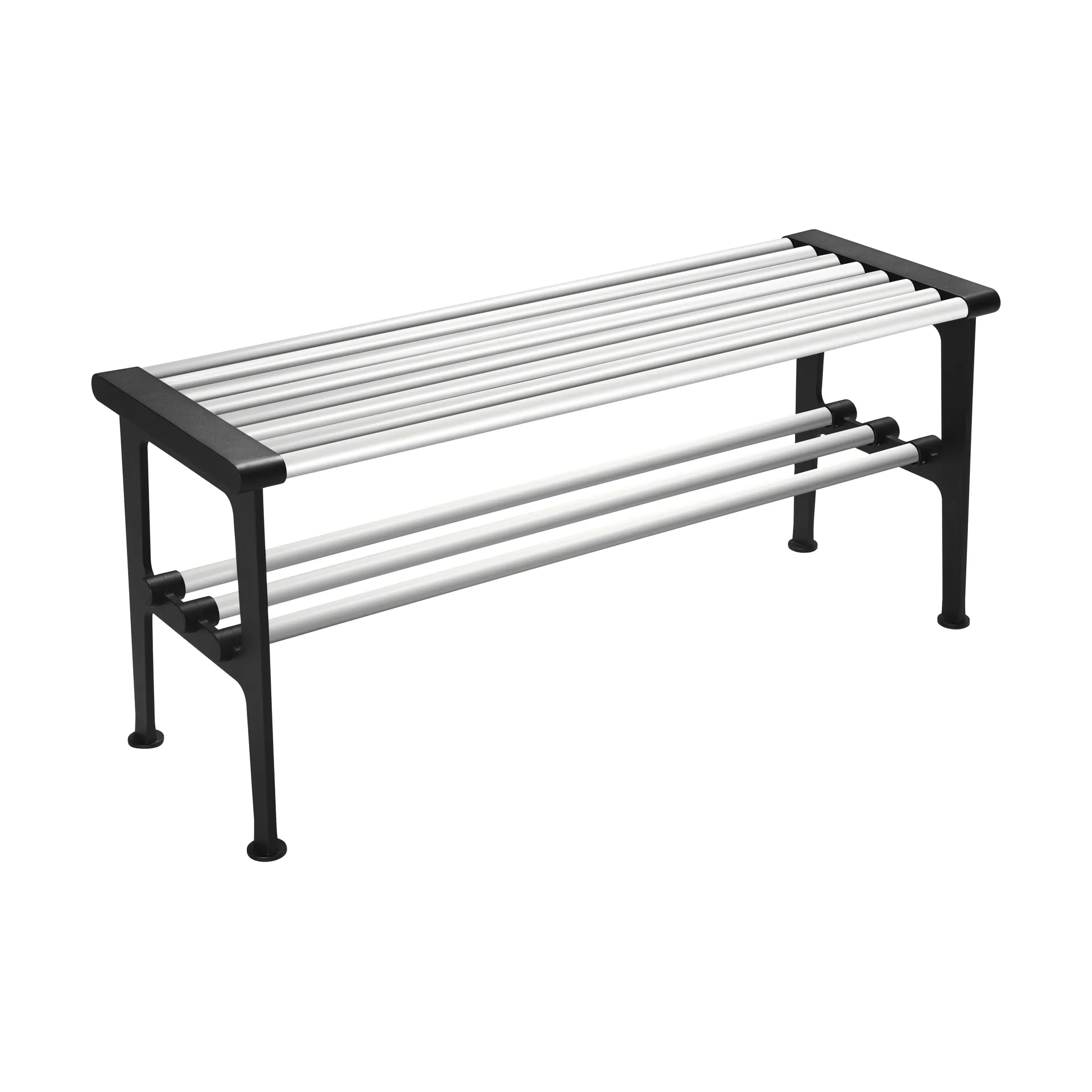 Banc Nostalgi 100 cm, Aluminium-noir Essem Design